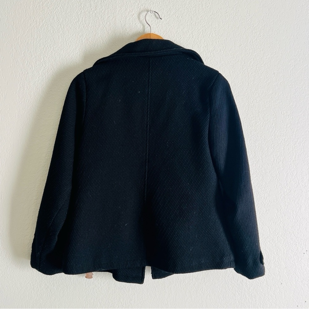 Paul Frank Textured Black Peacoat - Picture 7 of 7